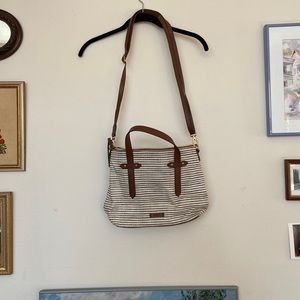 Striped Fossil Purse